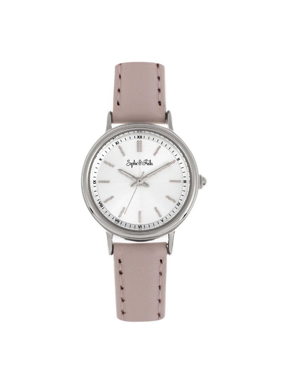 NWT Sophie And Freda Berlin Quartz Silver Dial Ladies Watch